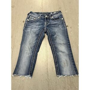 Miss Me Blue Jean Shorts